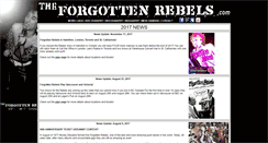Desktop Screenshot of forgottenrebels.com